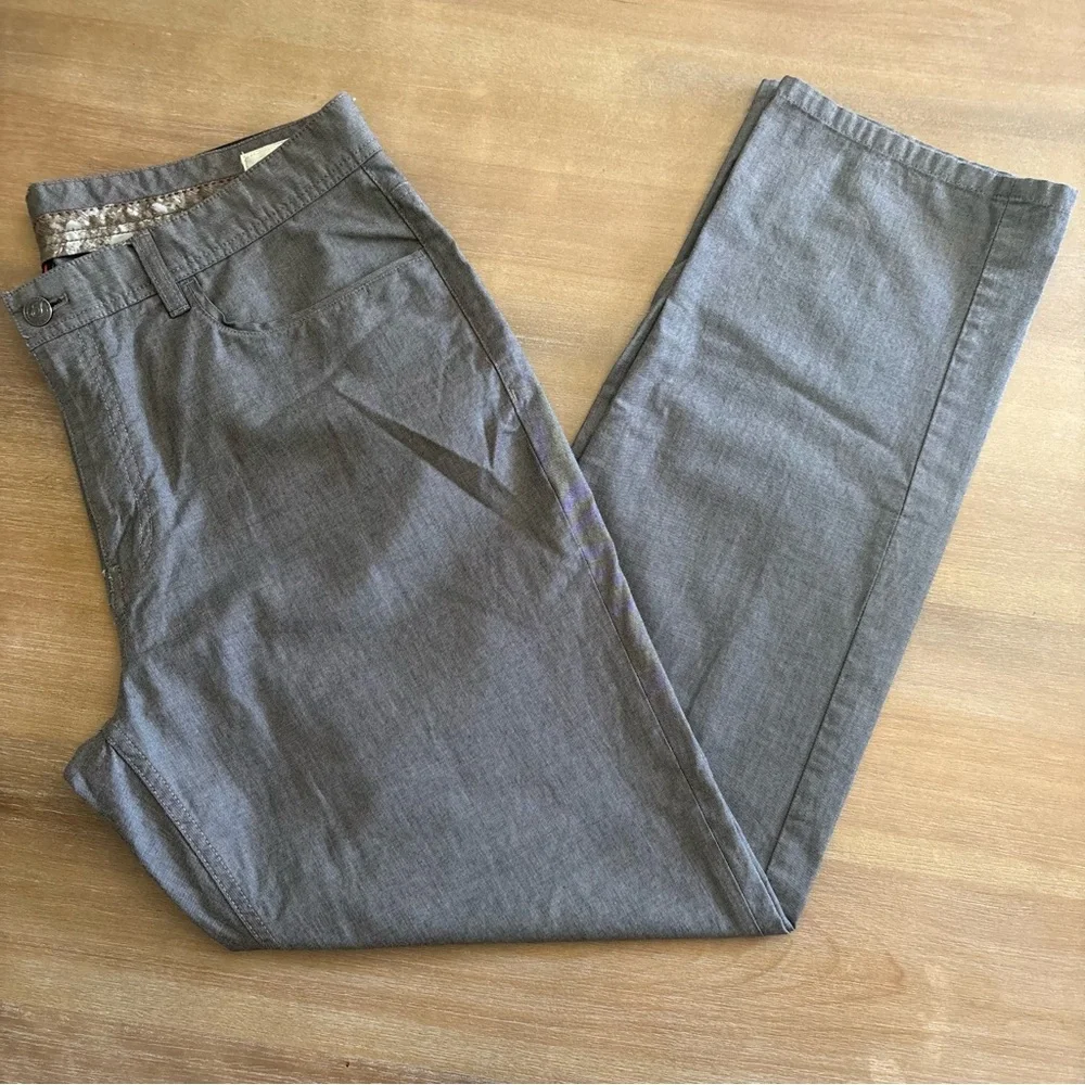 English Laundry “Brixton” Men’s Gray Straight Leg Cotton Blend Pants, 36x32